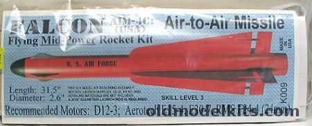 Launch Pad 1/3.6 Large Scale 31inch Falcon AIM-4C Air-toAir Missile, K009 plastic model kit